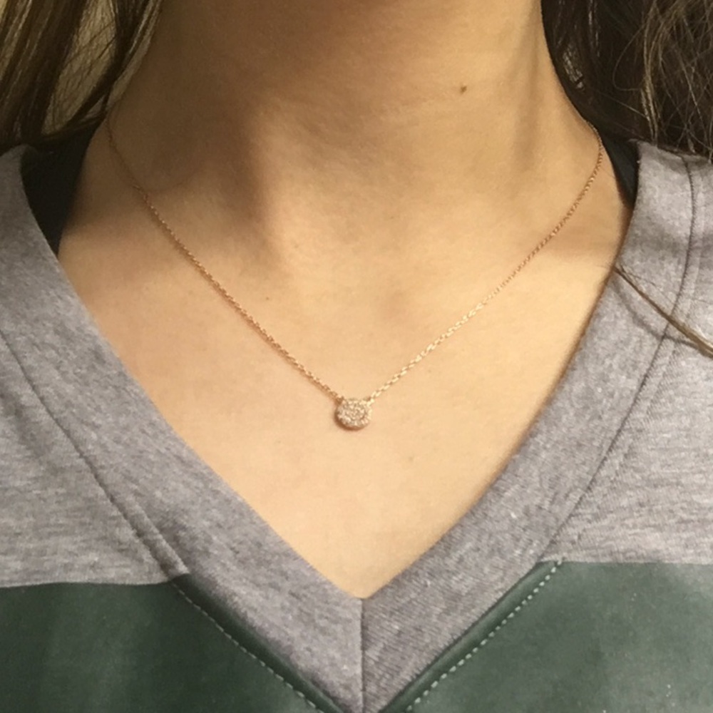 Rose gold necklace
